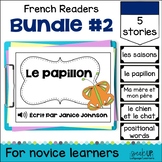 French Emergent Readers & Activities Bundle 2 Easy Mini Bo