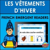 French Emergent Readers: Les Vêtements d'Hiver Vocabulary 