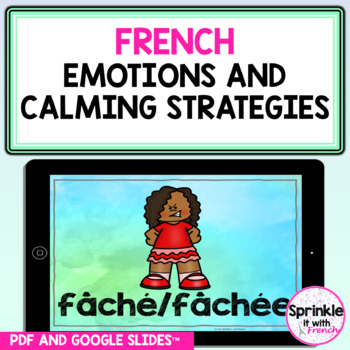 Preview of French Emotions and Calming Strategies  | Les émotions en français