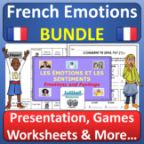French Emotions and Feelings Les Sentiments Unit BUNDLE FS