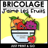 French Fruits Craft & Writing Activities | Bricolage Les fruits