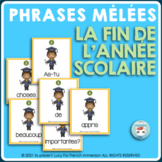 French End of School Year | Phrases mêlées: la fin de l'an