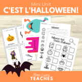 French/English Mini Unit Halloween