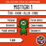 Card Game to teach French/FFL/FSL: Mistigri - être, avoir,