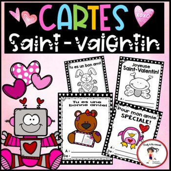 Preview of French Free Valentine Cards | Cartes pour la Saint-Valentin GRATUIT