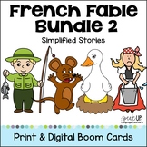 French Fable Readers Bundle 2 | Printable & Boom Cards wit