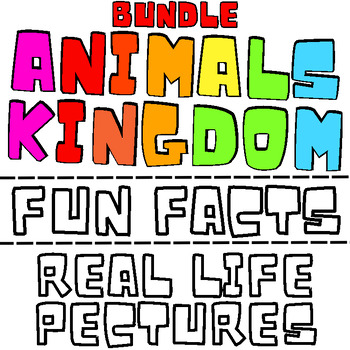 Preview of French Facts and Real Life Photos For 8 Types of Animal Kingdom - 8 IN 1 BUNDLE