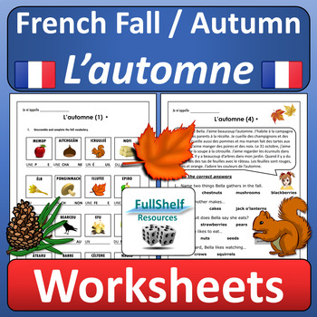 Download French Fall Autumn L'automne BUNDLE by FullShelf Resources ...