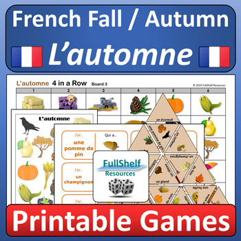 Download French Fall Autumn L'automne BUNDLE by FullShelf Resources ...