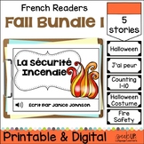 French Fall Bundle 1 - Printable Readers & Boom Cards with
