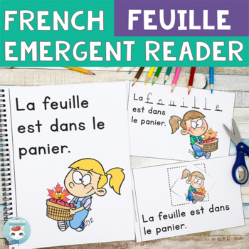 Preview of French Fall Emergent Reader: la FEUILLE | un livret pour l'automne