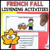 French Fall Listening Activities | Les activités d'écoute 