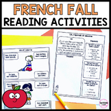 French Fall Reading Activities | Les activités de lecture 