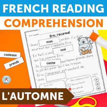 Preview of French Fall Reading Comprehension | Compréhension de lecture L'AUTOMNE + BOOM