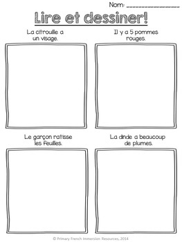 french fall reading comprehension worksheets la comprehension l automne