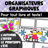 French Graphic Organizers for Any Book: Winter Spring Summ