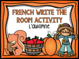 French Fall Write The Room | Écris La Salle | L'automne