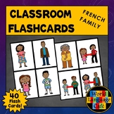 French Family Flashcards  La Famille Flashcards