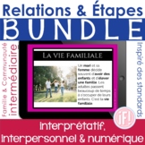 French Family Friendship Life Stages BUNDLE
