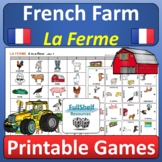 French Farm Animals À La Ferme et Les Animaux de la Ferme 