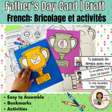 French Father's day card and activities | French Craft |  