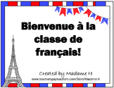 French First Days of Class Flip Book