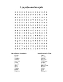 French First Names Word Search