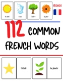 French Flashcards - 112 Common French Words - French Vocab