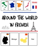 French Flashcards - 56 Countries Around the World - French