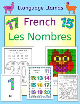 French Numbers - Les Nombres - Flashcards, Games, puzzles and Activities