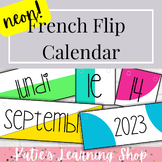 French Flip Calendar | Neon Color Block Style