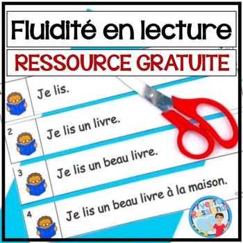 Preview of French Reading Fluency Activities | Activités pour FLUIDITÉ en lecture GRATUIT