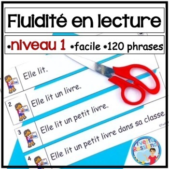 Preview of French Reading Fluency | Activités pour la fluidité en lecture Niveau 1