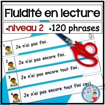 Preview of French Reading Fluency Activities | Activités pour fluidité en lecture Niveau 2