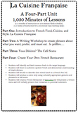French Food: A Four-Part Unit with over 1,000 minutes of lessons