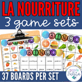 French Food BINGO Game - La Nourriture Vocabulary