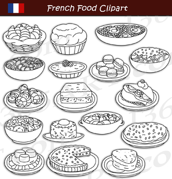 french menu clipart