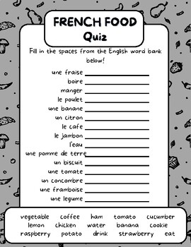 French Quiz on Describing Oneself by Sr and Monsieur Schepeez