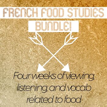 Preview of French Food Studies Bundle