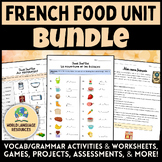 Preview of French Food Unit BUNDLE! - La nourriture & Au restaurant