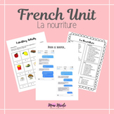 French Food Unit - Includes Reading, Listening, Writing, a