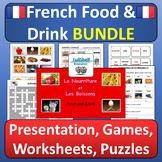 French Food and Drink Unit La Nourriture Activities in Fre