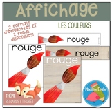 French Forest Colors Posters/ Affiche des couleurs (renard