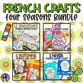 Preview of French Four Seasons Crafts BUNDLE | Bricolage des quatre saisons
