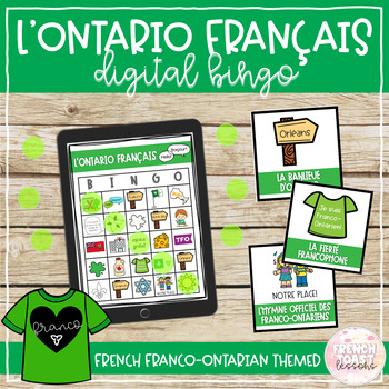 Preview of French Franco-Ontarian Day Digital BINGO | La journée franco-ontarienne