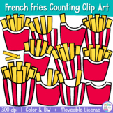 French Fries Counting Clipart | Food counting Clip Art