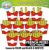 French Fries Counting Pictures Clipart {Zip-A-Dee-Doo-Dah 