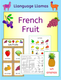 French Fruit Vocabulary - Les Fruits -  games, activities 