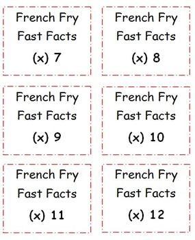 Preview of French Fry Facts