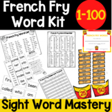 French Fry Sight Word Mastery Kit 1-100 